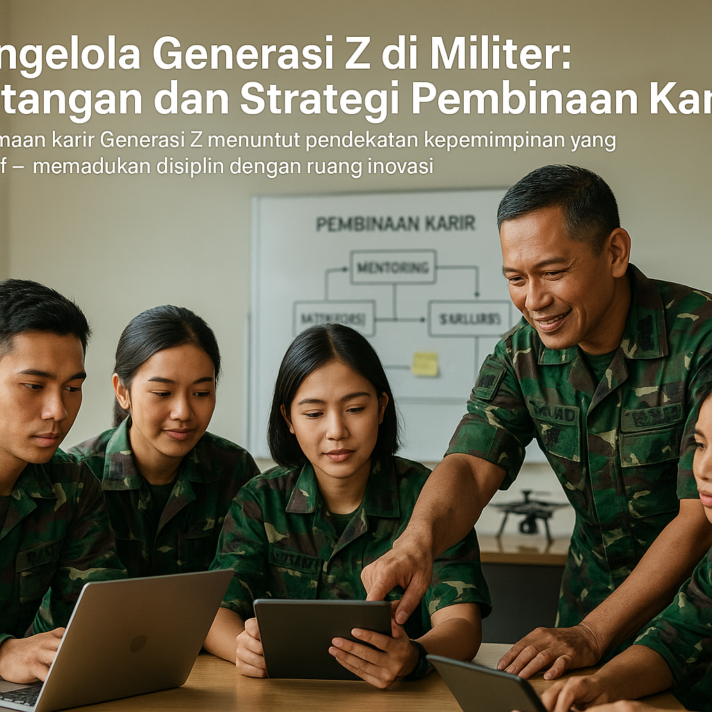 Mengelola Generasi Z di Militer: Tantangan dan Strategi Pembinaan Karir