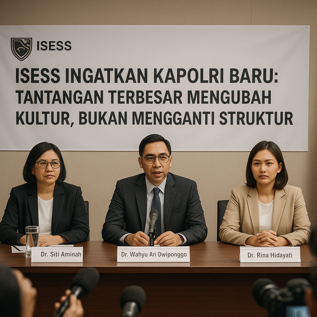 ISESS Ingatkan Kapolri Baru: Tantangan Terbesar Mengubah Kultur, Bukan Mengganti Struktur