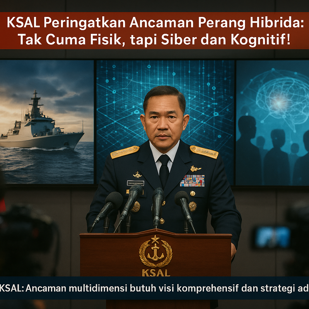 KSAL Peringatkan Ancaman Perang Hibrida: Tak Cuma Fisik, tapi Siber dan Kognitif!