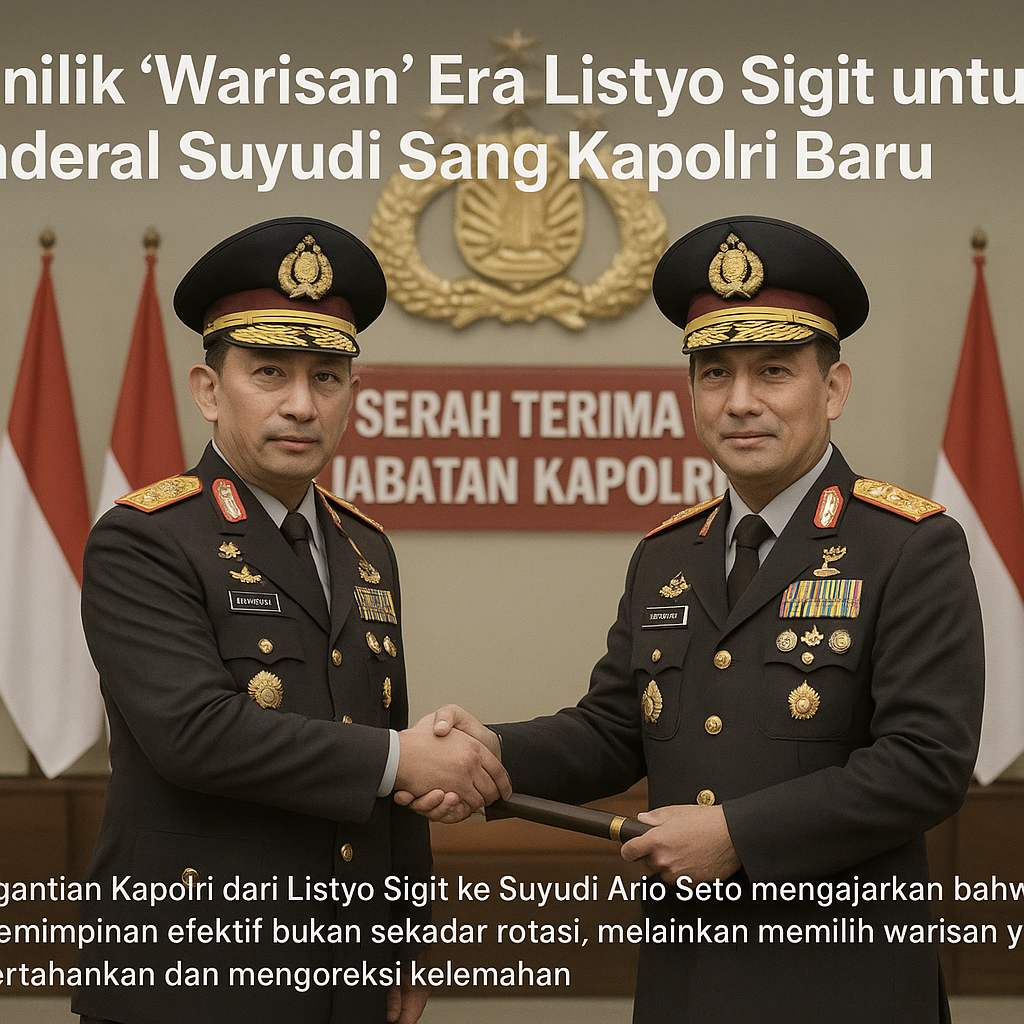 Menilik "Warisan" Era Listyo Sigit untuk Jenderal Suyudi Sang Kapolri Baru