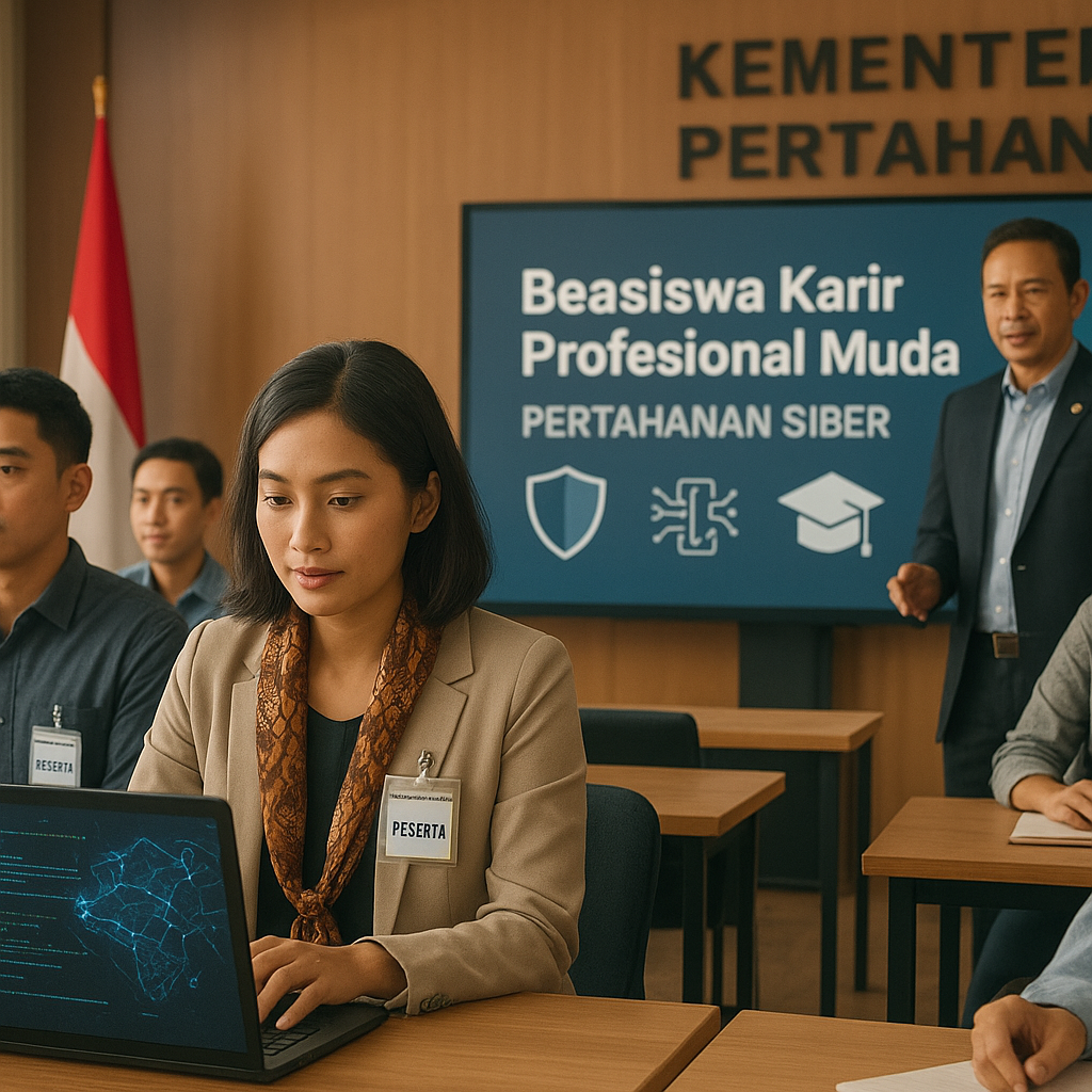 Kemenhan Buka Beasiswa Karir Profesional Muda Bidang Pertahanan Siber