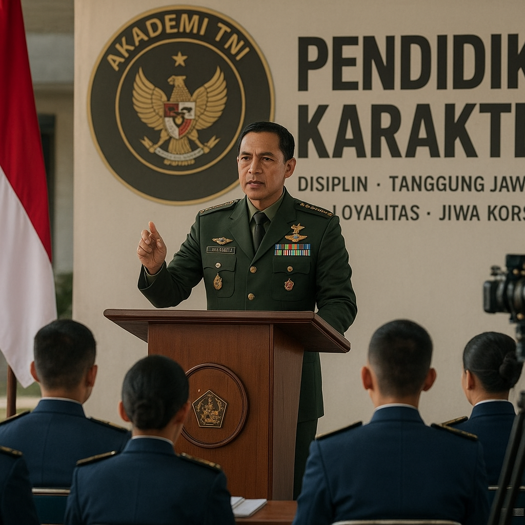 Danjen Akademi TNI Tekankan Pentingnya Pendidikan Karakter bagi Calon Pemimpin Militer