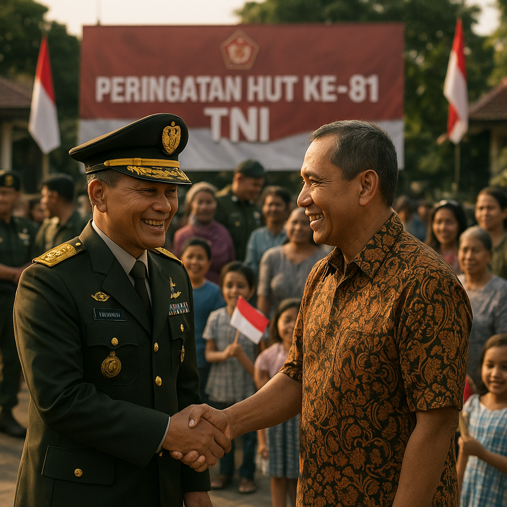 Peringatan HUT ke-81 TNI: Momentum Apresiasi Kekuatan Pertahanan yang Tumbuh Bersama Rakyat