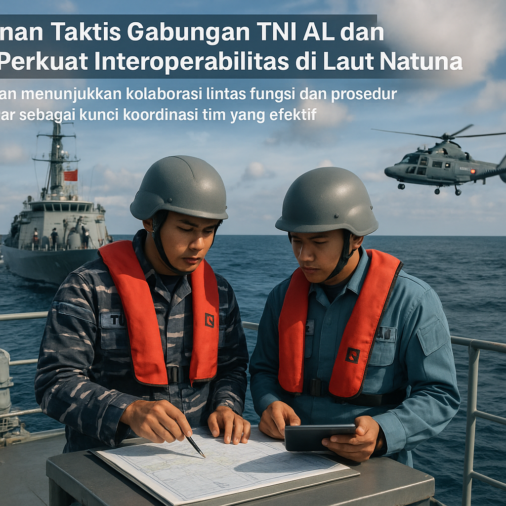 Latihan Taktis Gabungan TNI AL dan AU Perkuat Interoperabilitas di Laut Natuna