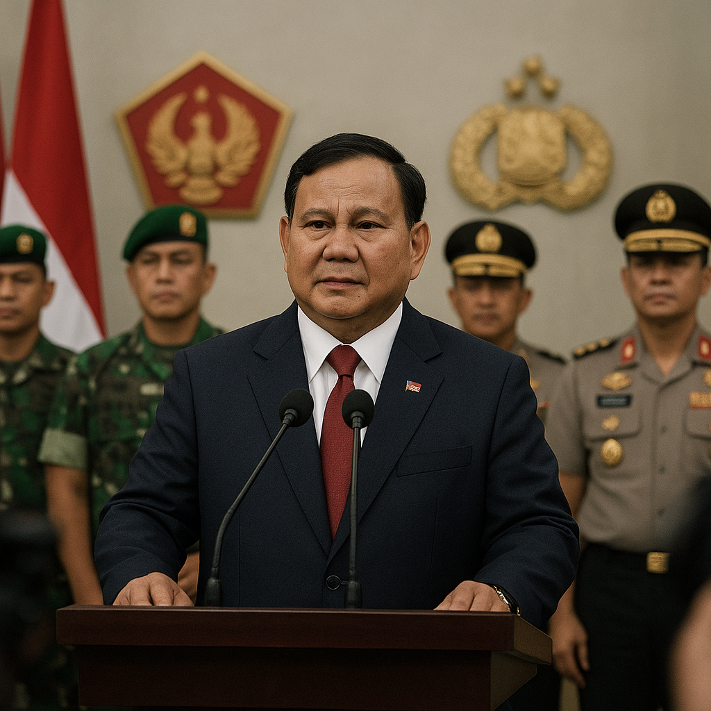 Prabowo Minta TNI-Polri Perkuat Postur Pertahanan dan Jadi Tentara/Polisi Rakyat