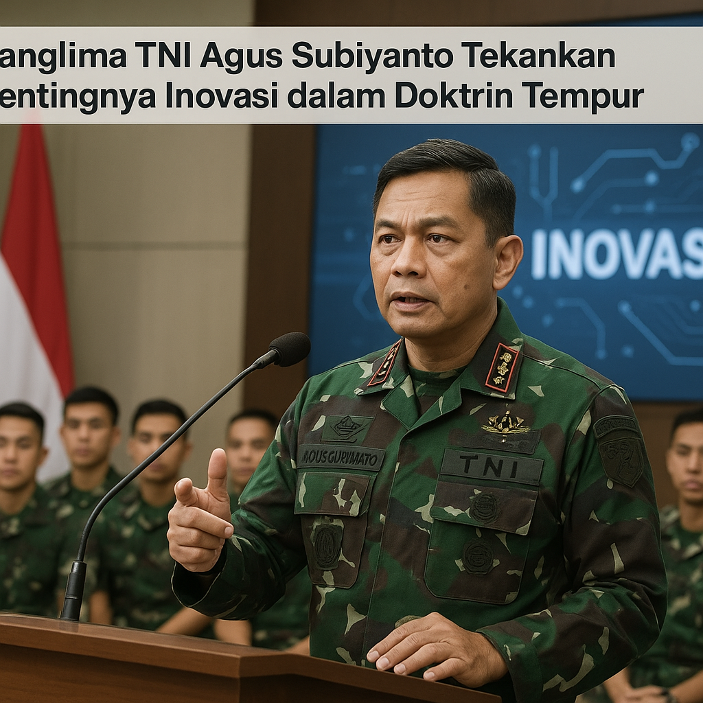 Panglima TNI Agus Subiyanto Tekankan Pentingnya Inovasi dalam Doktrin Tempur