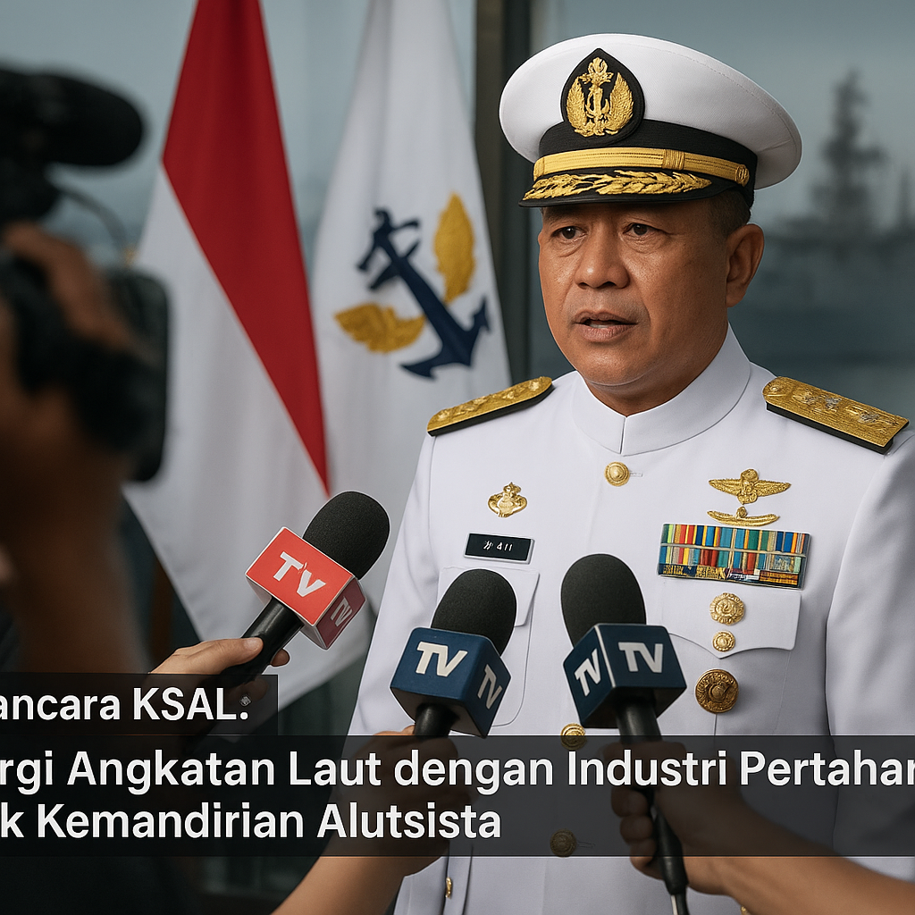 Wawancara KSAL: Sinergi Angkatan Laut dengan Industri Pertahanan untuk Kemandirian Alutsista