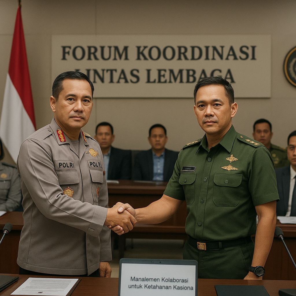 Polri dan TNI Perkuat Sinergi: Manajemen Kolaborasi untuk Ketahanan Nasional