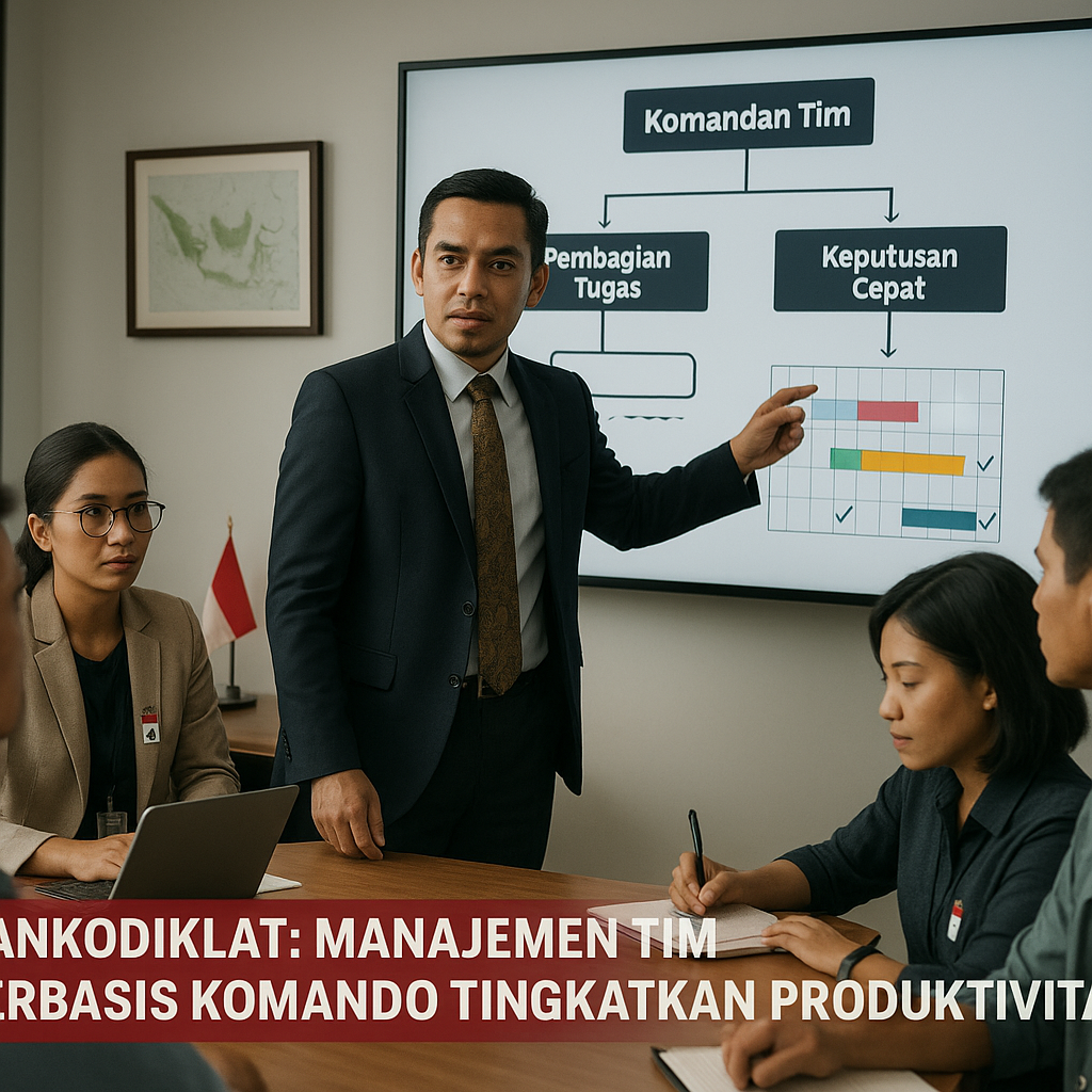 Dankodiklat: Manajemen Tim Berbasis Komando Tingkatkan Produktivitas