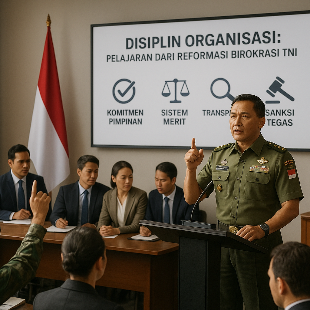 Disiplin Organisasi: Pelajaran dari Reformasi Birokrasi TNI