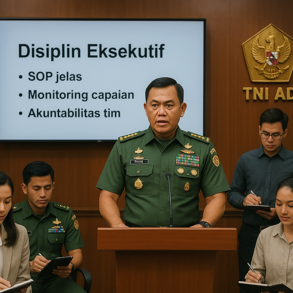 Kasad: Disiplin Eksekutif di Lingkungan Militer Kunci Efektivitas Organisasi