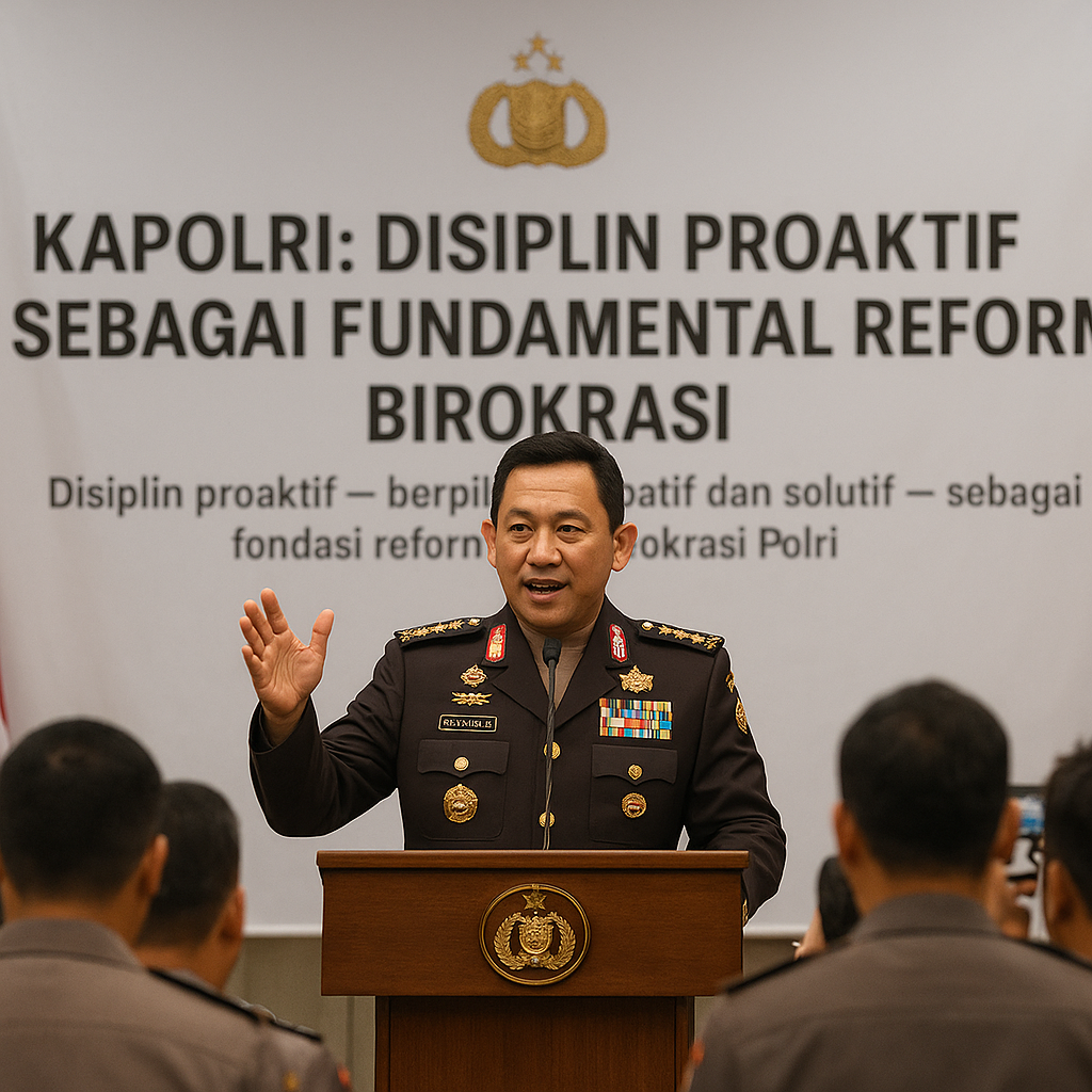 Kapolri: Disiplin Proaktif sebagai Fundamental Reformasi Birokrasi