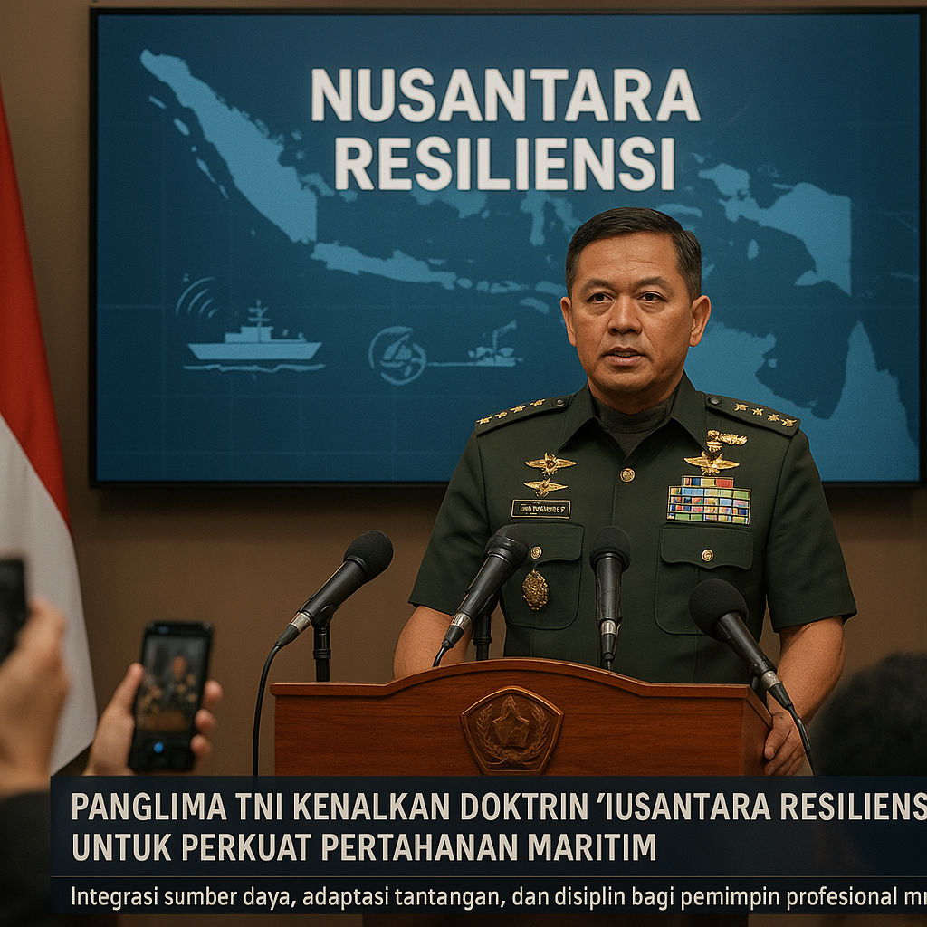 Panglima TNI Kenalkan Doktrin “Nusantara Resiliensi” untuk Perkuat Pertahanan Maritim