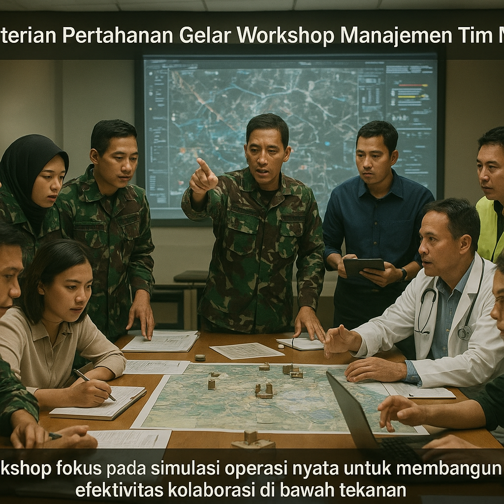 Kementerian Pertahanan Gelar Workshop Manajemen Tim Multidisiplin