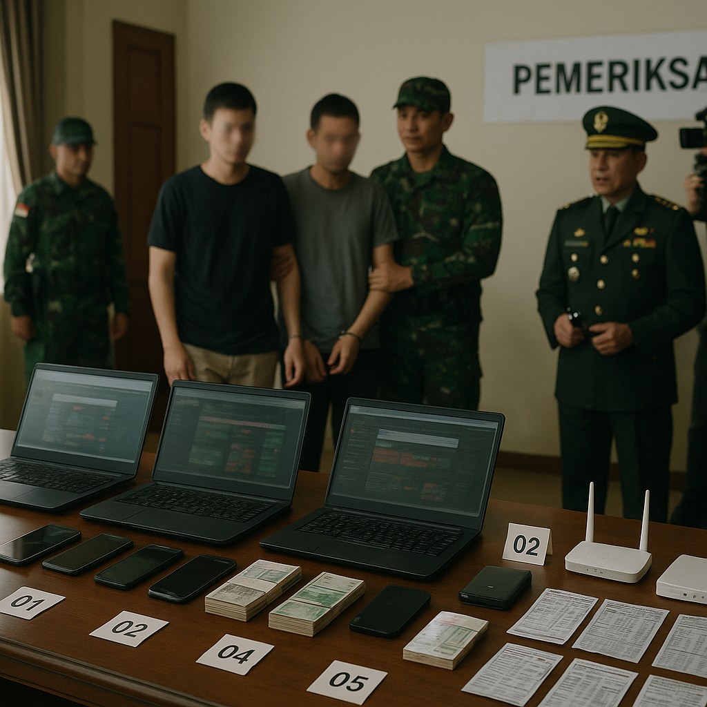TNI Pastikan Sanksi Tegas untuk Prajurit Fasilitasi Markas Judi Online di Rumah Dinas