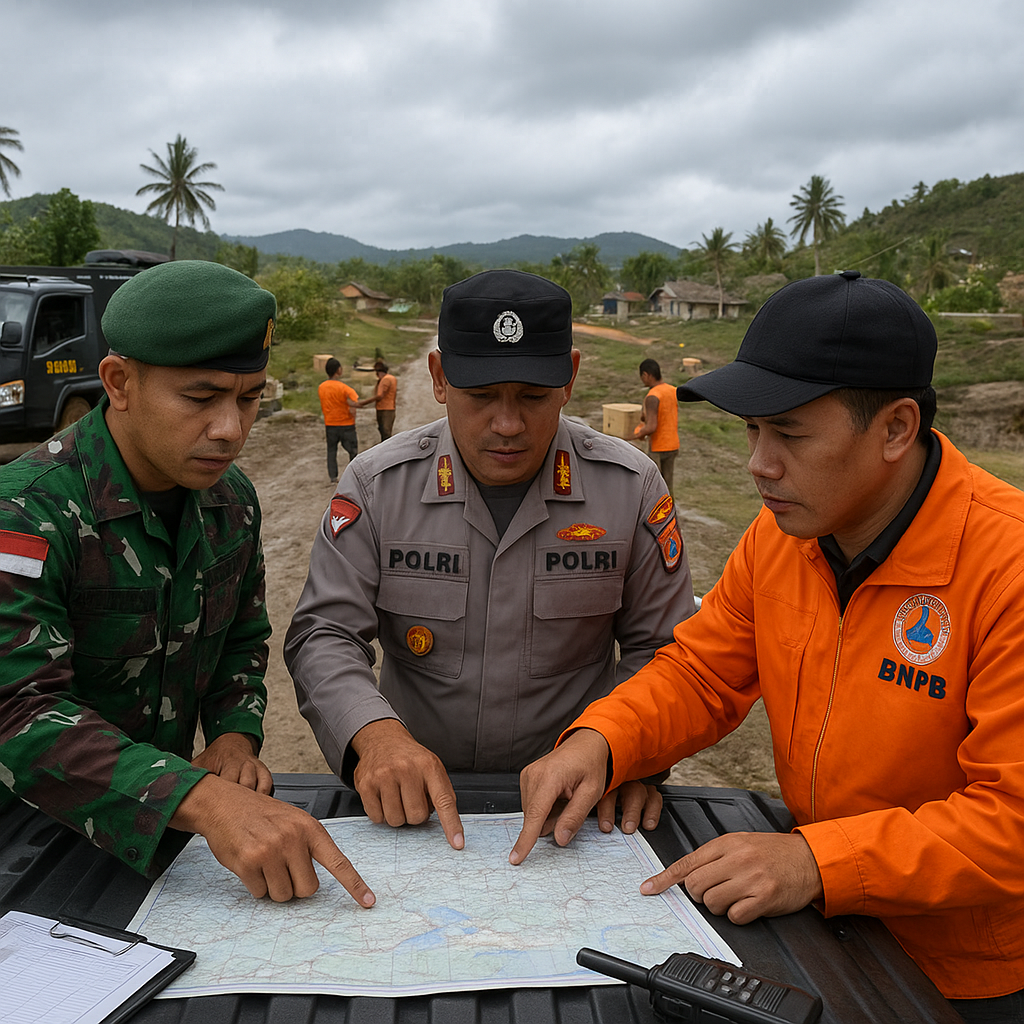 Manajemen Tim Penanganan Bencana: Kolaborasi TNI, Polri, dan BNPB Jadi Model Efisien