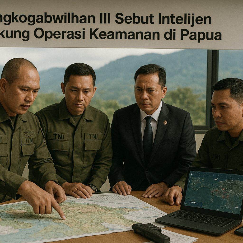 Pangkogabwilhan III Sebut Intelijen Dukung Operasi Keamanan di Papua