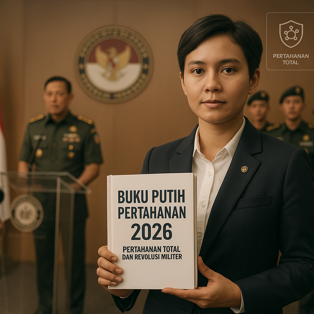 Kemhan Rilis Buku Putih Pertahanan 2026: Fokus pada Pertahanan Total dan Revolusi Militer