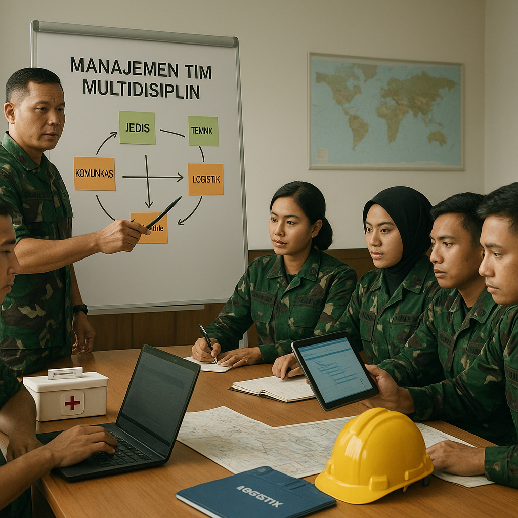 Pelatihan Kepemimpinan Bagi Perwira Muda Fokus Pada Manajemen Tim Multidisiplin