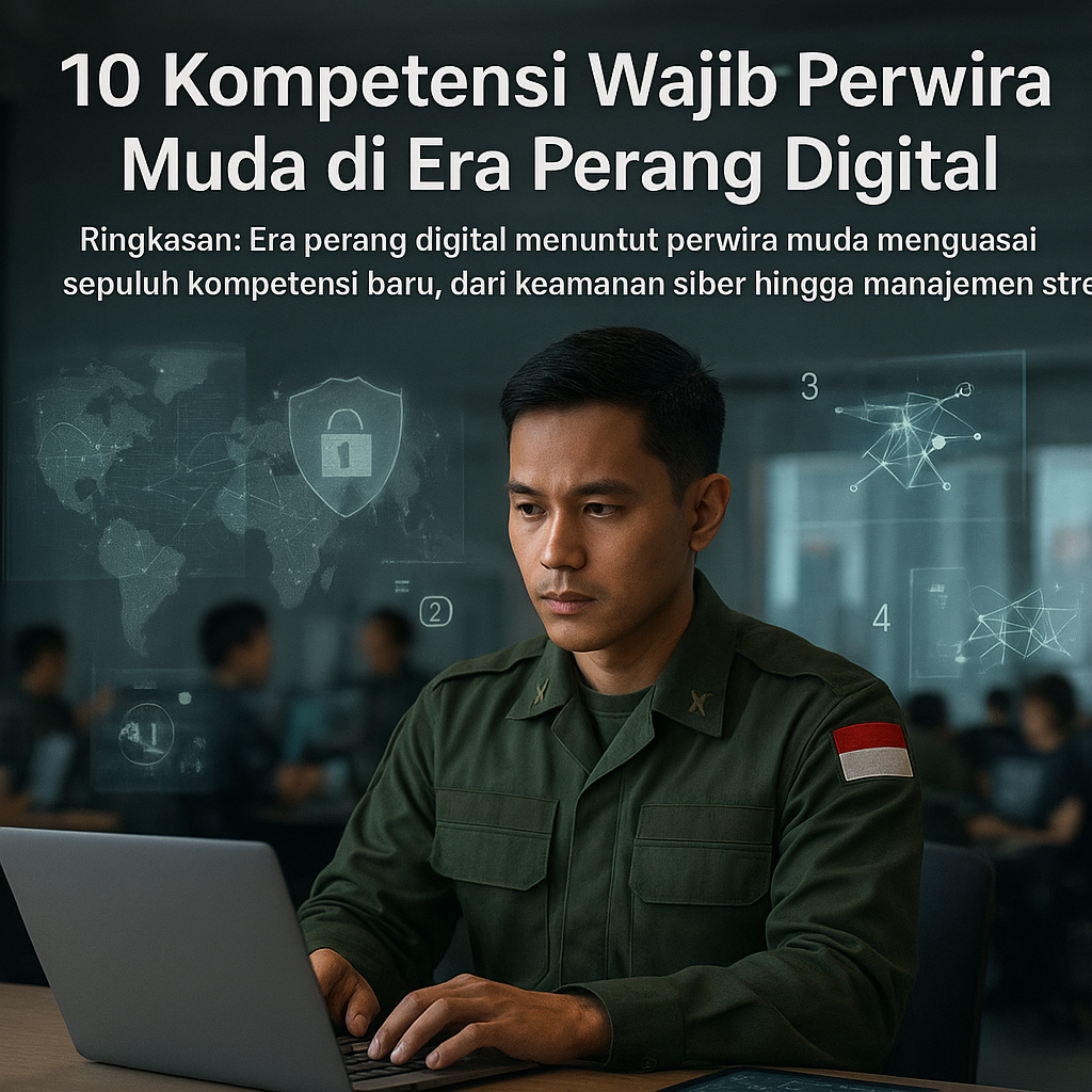 10 Kompetensi Wajib Perwira Muda di Era Perang Digital