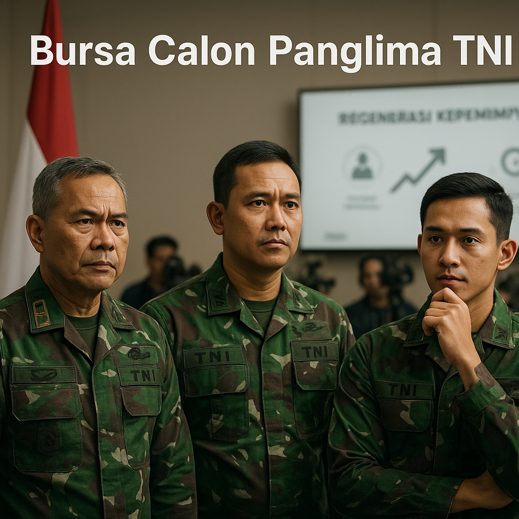 Bursa Calon Panglima TNI: Analisis Strategis Regenerasi Kepemimpinan