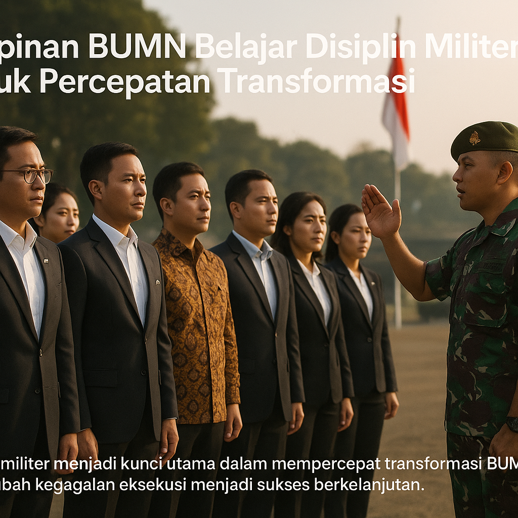Pimpinan BUMN Belajar Disiplin Militer untuk Percepatan Transformasi