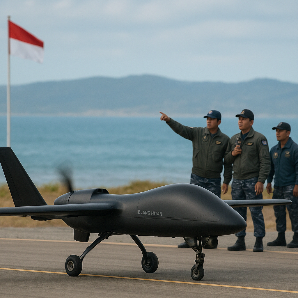 Indonesia Uji Coba Sistem Drone Tempur untuk Patroli Perbatasan