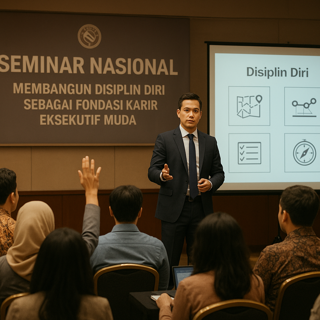 Seminar Nasional: Membangun Disiplin Diri Sebagai Fondasi Karir Eksekutif Muda