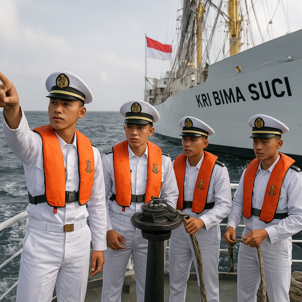 KRI Bima Suci Jadi Laboratorium Kepemimpinan Strategis Taruna AAL