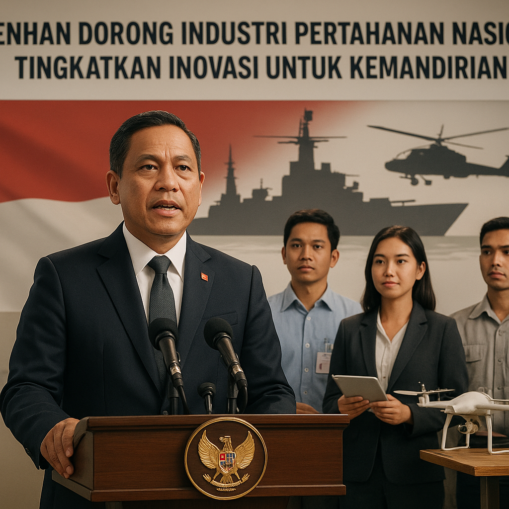 Menhan Dorong Industri Pertahanan Nasional Tingkatkan Inovasi untuk Kemandirian