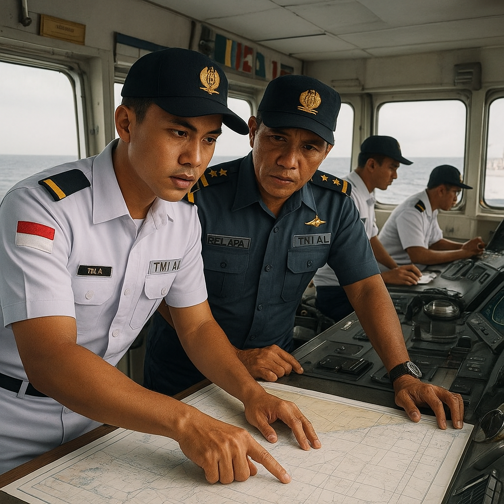 Perwira Remaja TNI AL Ditempa Leadership dan Navigasi di Kapal Latih