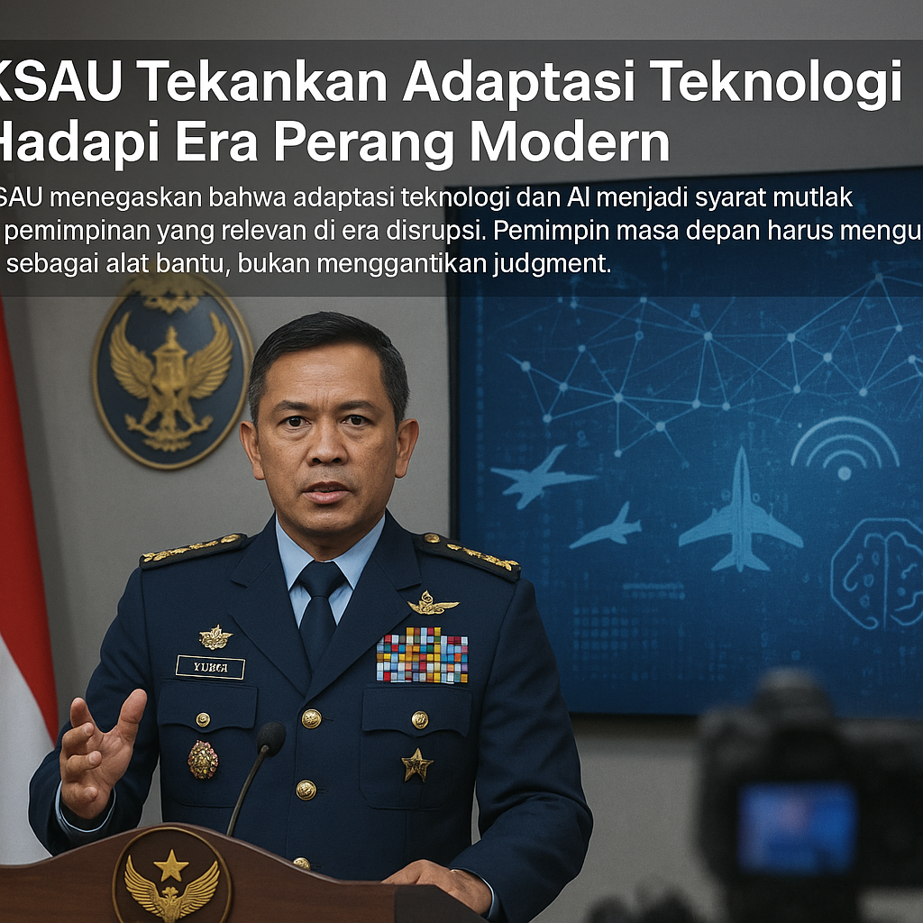 KSAU Tekankan Adaptasi Teknologi Hadapi Era Perang Modern