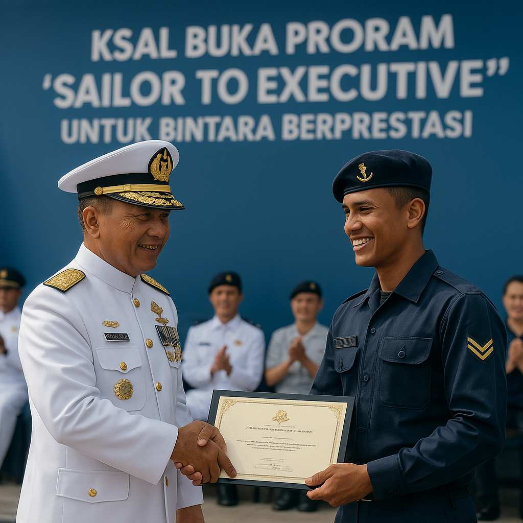 KSAL Buka Program 'Sailor to Executive' untuk Bintara Berprestasi
