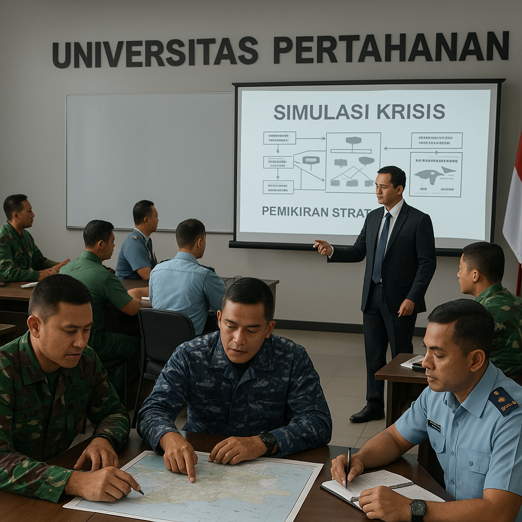 Perwira TNI Ikuti Pendidikan Singkat Kepemimpinan di Universitas Pertahanan