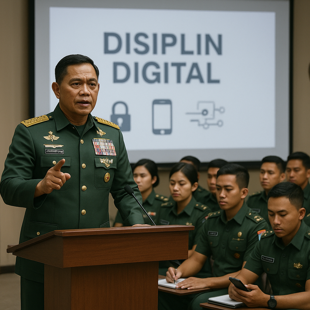 Panglima TNI Tekankan Disiplin Digital untuk Generasi Muda Militer