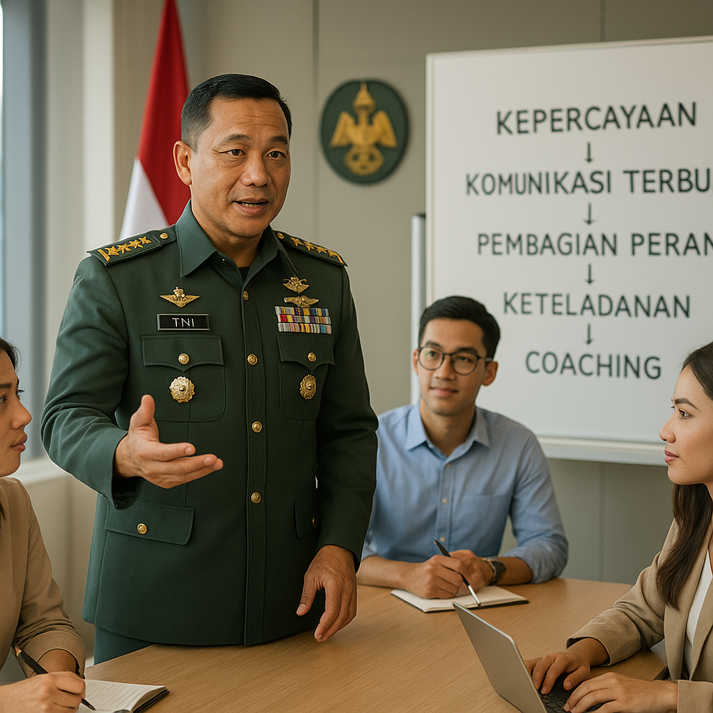 Jenderal TNI Berbagi Kiat Membangun Tim Tangguh kepada Profesional Muda