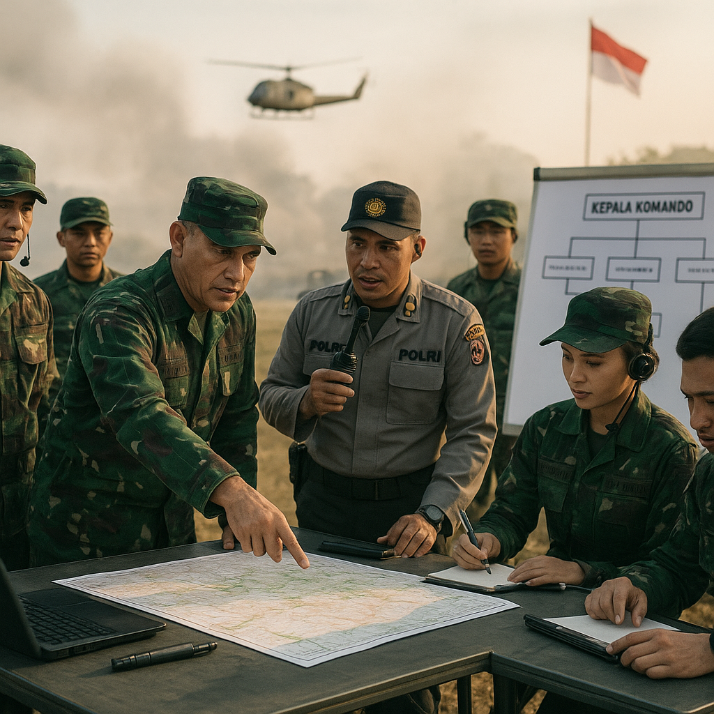 Pelatihan Gabungan TNI-Polri Fokuskan Manajemen Krisis dan Kepemimpinan Dalam Tekanan