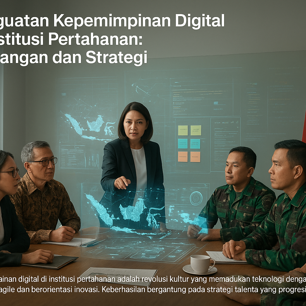 Penguatan Kepemimpinan Digital di Institusi Pertahanan: Tantangan dan Strategi