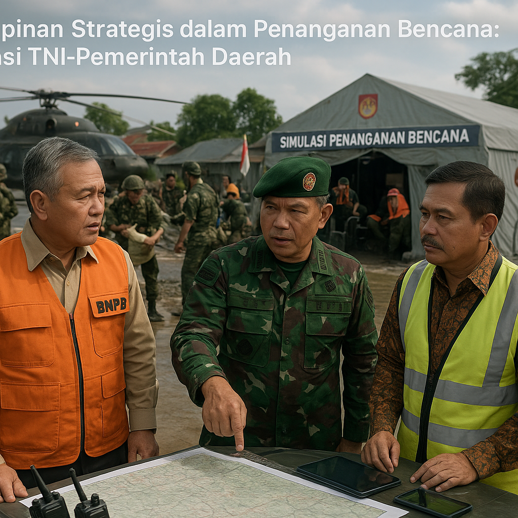 Kepemimpinan Strategis dalam Penanganan Bencana: Kolaborasi TNI-Pemerintah Daerah