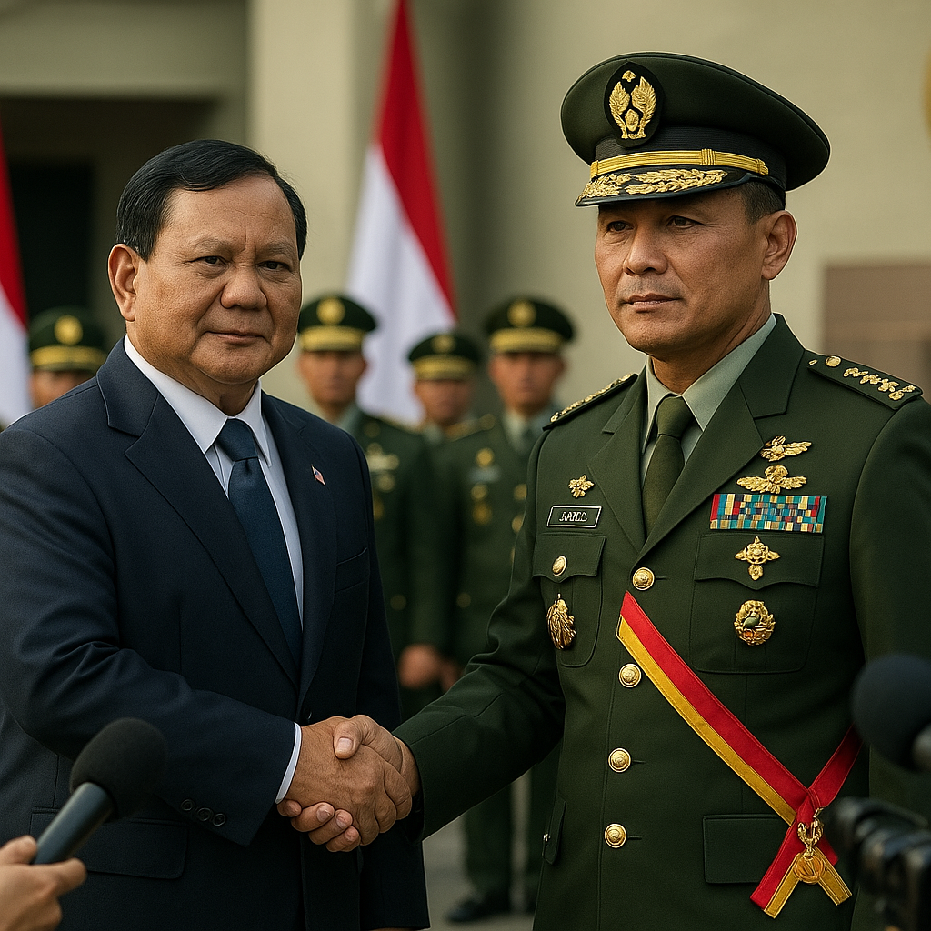 Prabowo Tukar Jabatan KSAD dan Wakil Panglima TNI, Maruli Simanjuntak Pegang Dual Roles