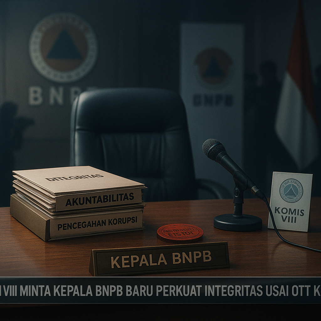 Komisi VIII Minta Kepala BNPB Baru Perkuat Integritas Usai OTT KPK