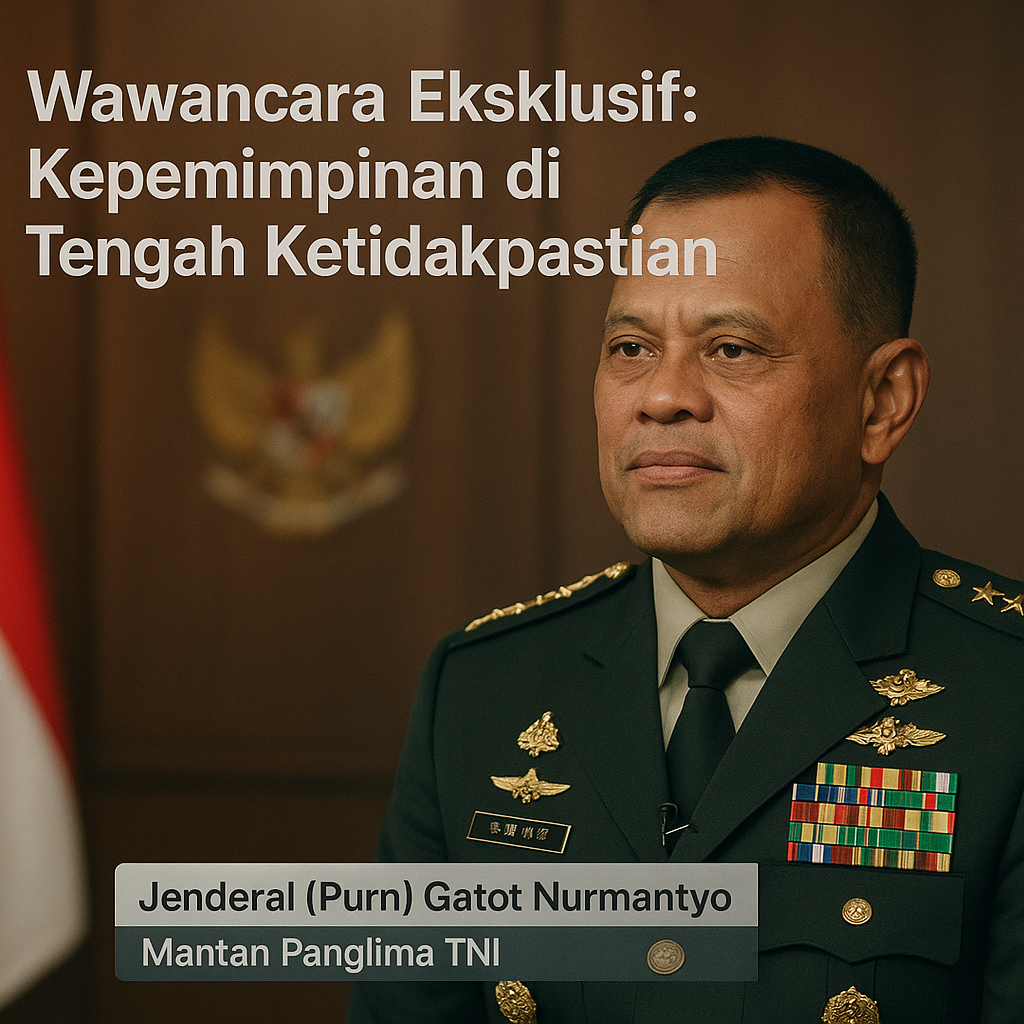 Wawancara Eksklusif dengan Mantan Panglima TNI: 'Kepemimpinan adalah Seni Membuat Keputusan dengan Informasi Tidak Lengkap'