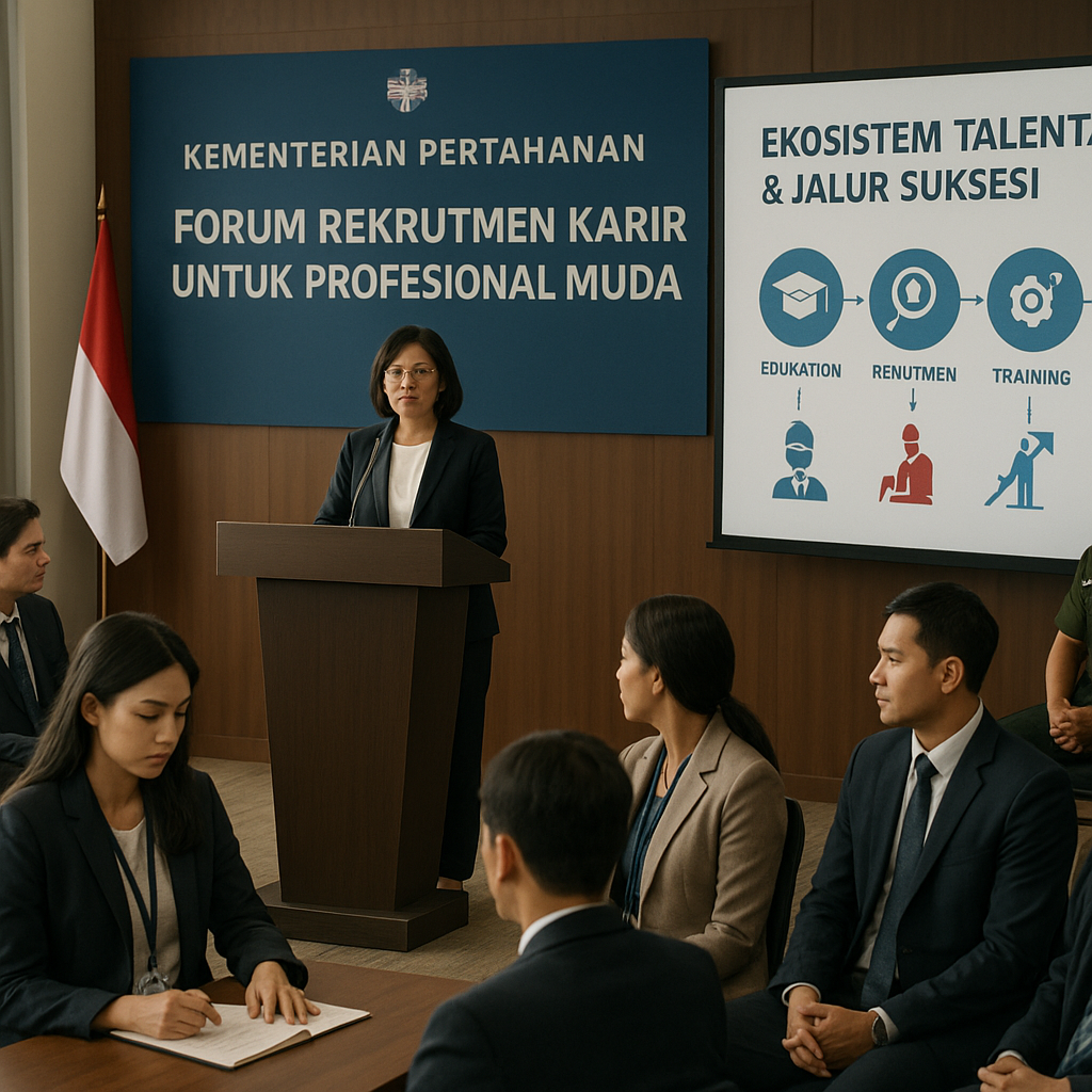 Kementerian Pertahanan Gelar Forum Rekrutmen Karir untuk Profesional Muda di Industri Pertahanan
