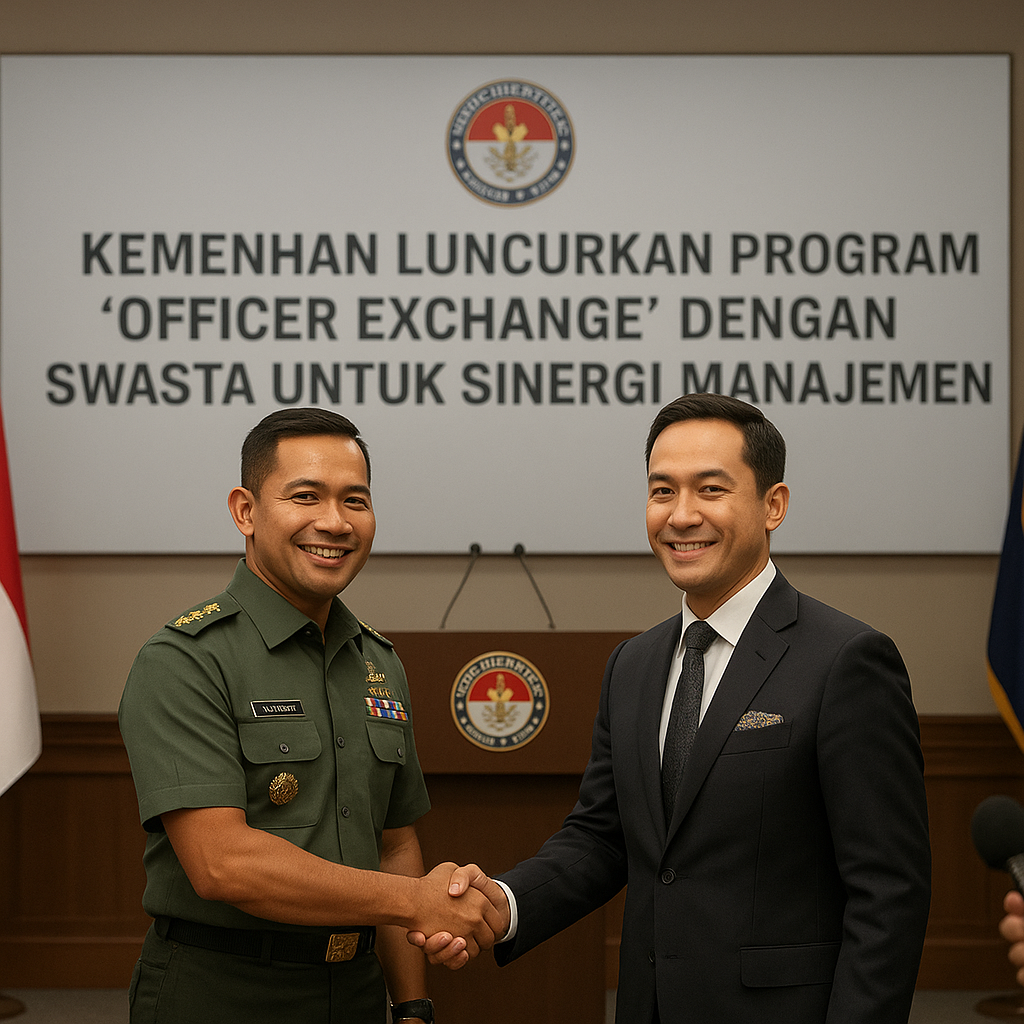Kemenhan Luncurkan Program 'Officer Exchange' dengan Swasta untuk Sinergi Manajemen