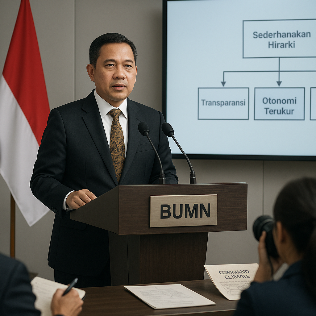 Menteri BUMN Terapkan Prinsip 'Command Climate' dari Militer untuk Revitalisasi BUMN