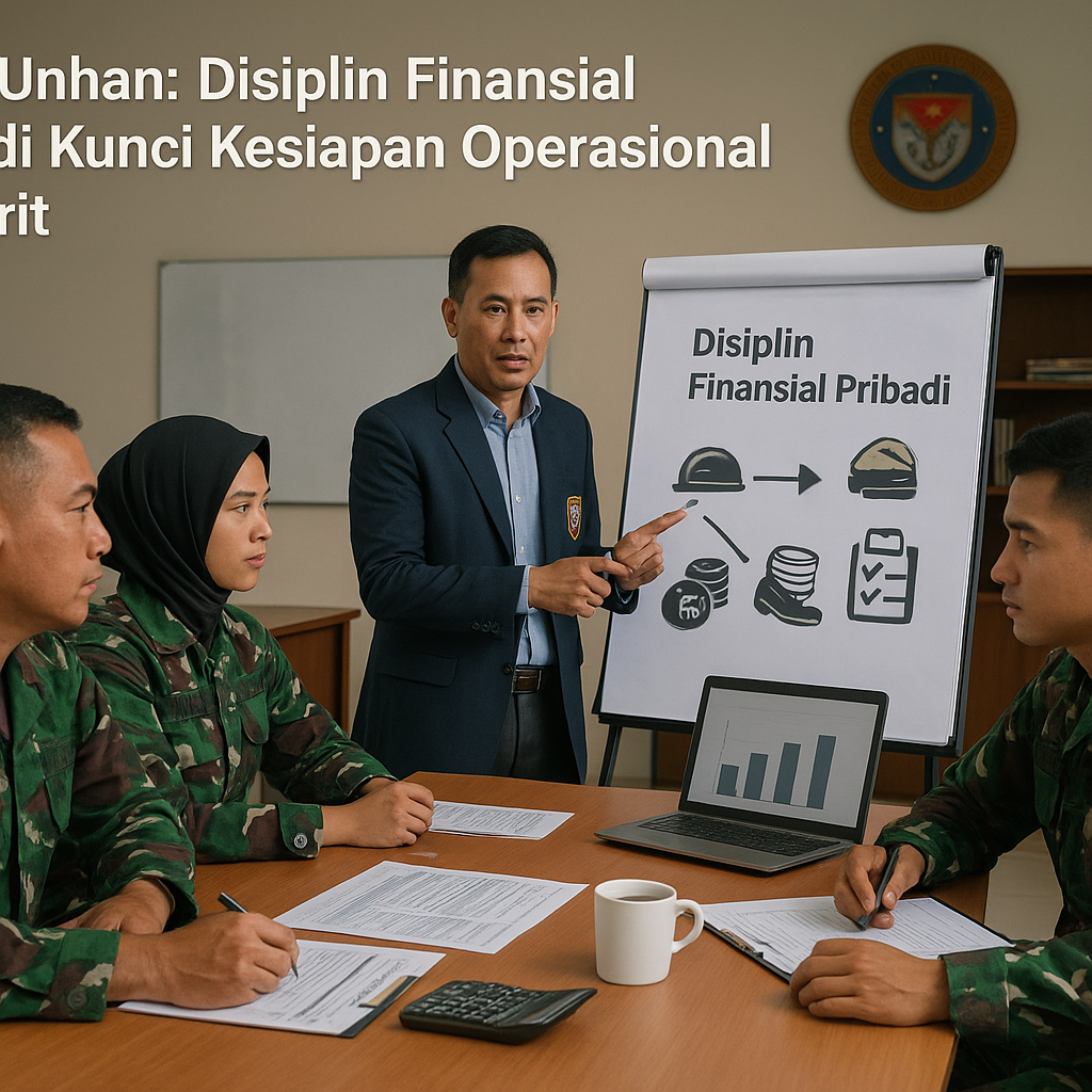 Studi Unhan: Disiplin Finansial Pribadi Kunci Kesiapan Operasional Prajurit