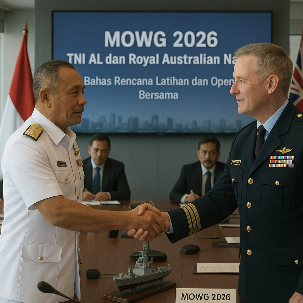 TNI AL dan Royal Australian Navy Gelar MOWG 2026 di Jakarta, Bahas Rencana Latihan dan Operasi Bersama