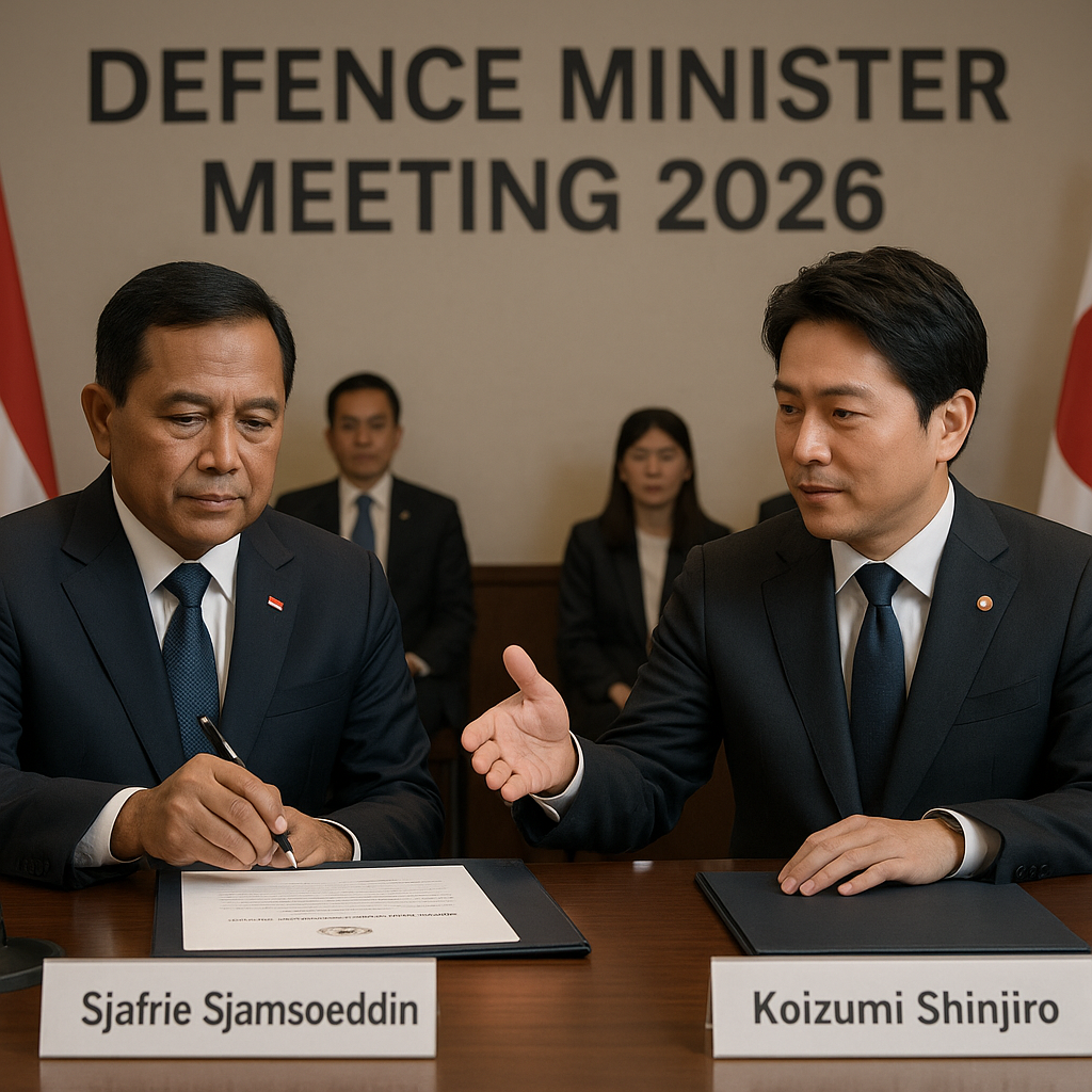 Hari Ini, Sjafrie Sjamsoeddin dan Menhan Jepang Dijadwalkan Teken Kerja Sama Pertahanan