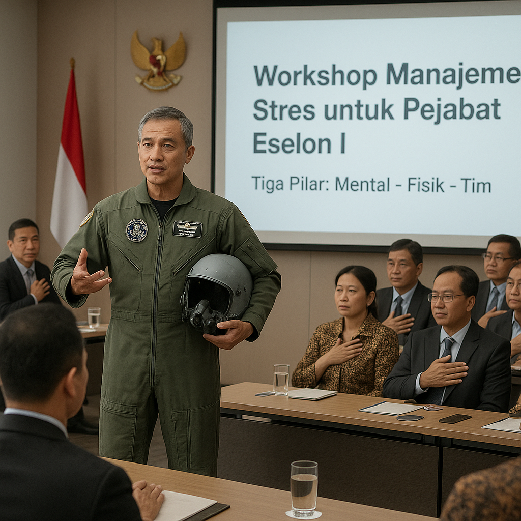 Workshop Manajemen Stres untuk Pejabat Eselon I: Belajar dari Pilot Tempur