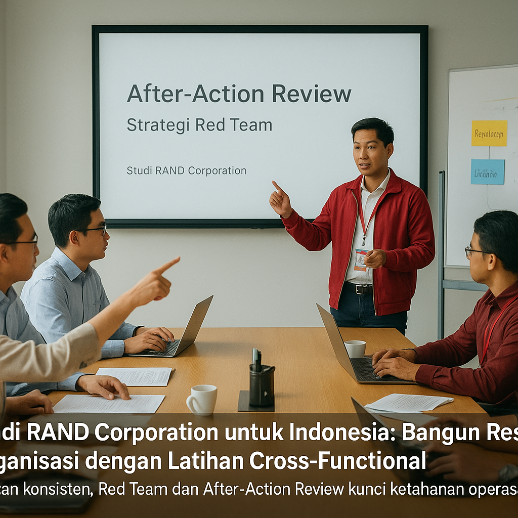 Studi RAND Corporation untuk Indonesia: Bangun Resilien Organisasi dengan Latihan Cross-Functional